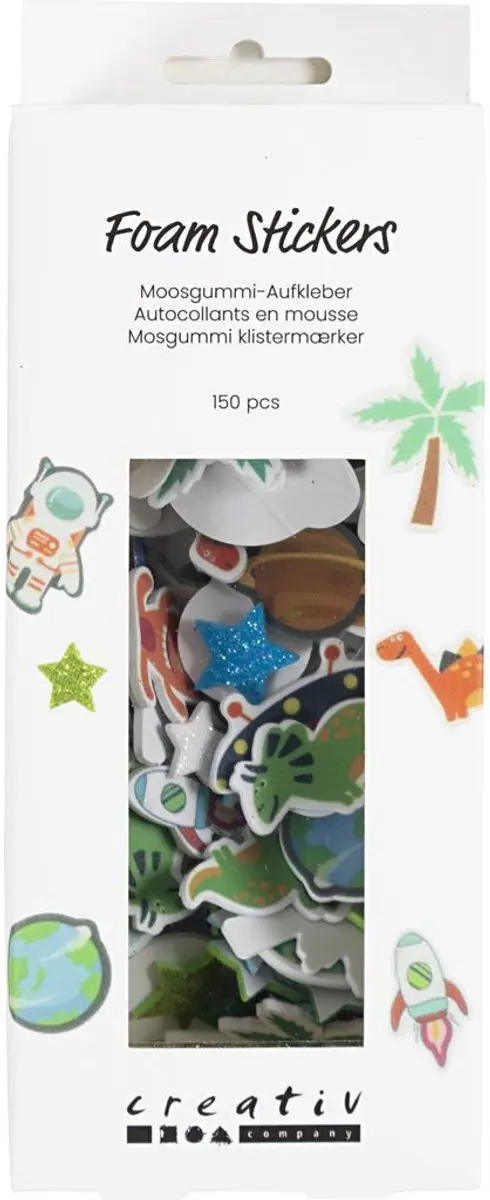 Creativ Company Foam Stickers Star UFO Dinosaur