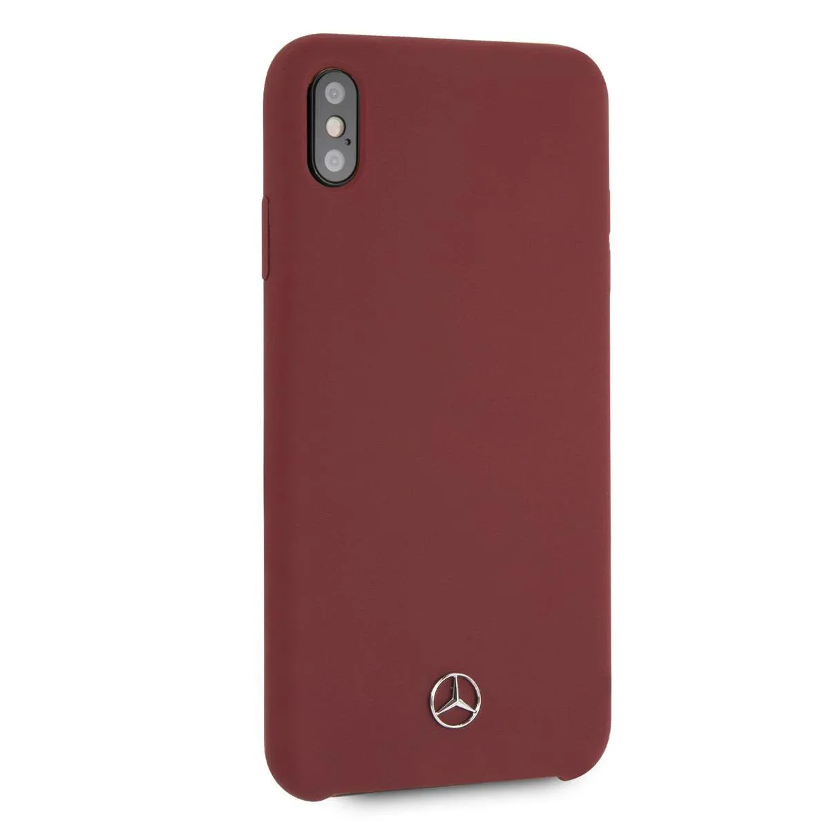 Rood hoesje van Mercedes-Benz - Backcover - Soft Touch - iPhone Xs Max - Hoogwaardige kwaliteit