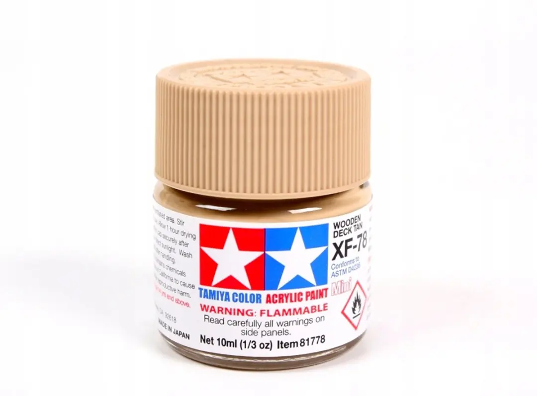 Tamiya Acrylverf Bruin Mat 10ml XF-78 Wooden Deck Tan