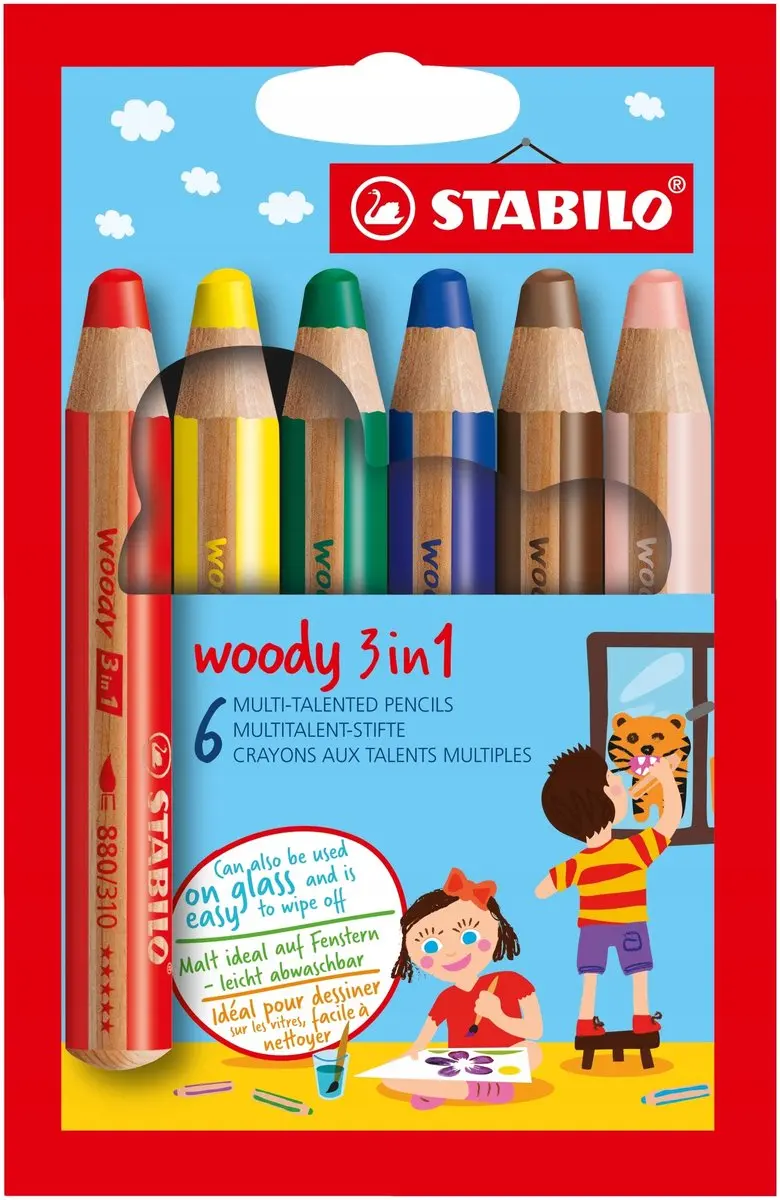 Stabilo Woody 3-in-1 Potlodenset