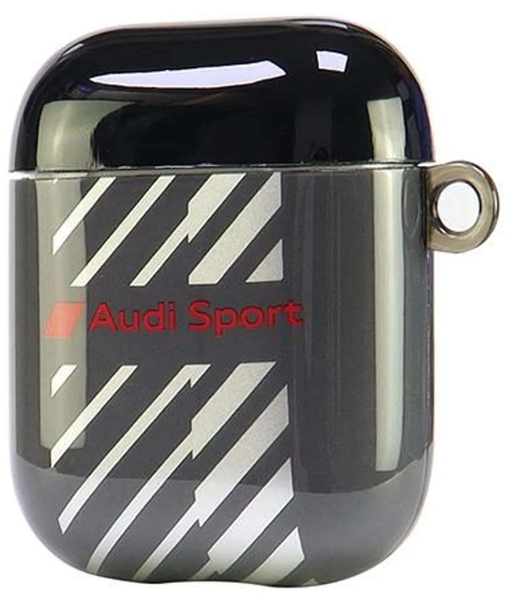 Audi Airpods 1 2 Hoesje Magnetisch - Zwart - afbeelding 3 van 6