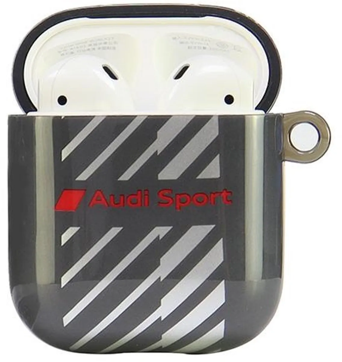 Audi Airpods 1 2 Hoesje Magnetisch - Zwart - afbeelding 5 van 6