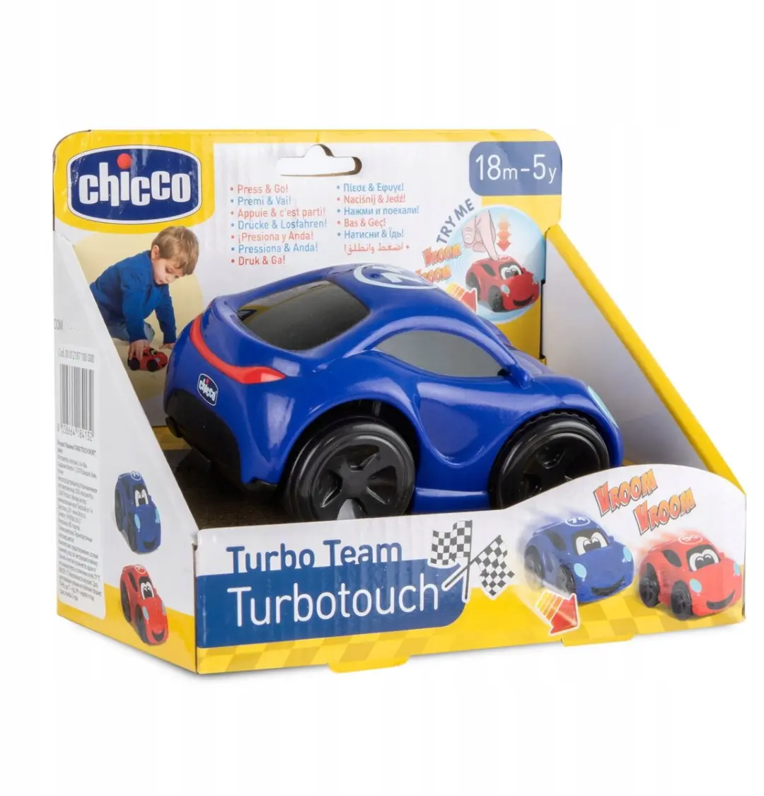 Chicco Turbo Touch Sportwagen Blauw - afbeelding 3 van 4