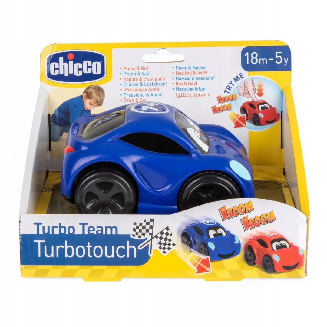 Chicco Turbo Touch Sportwagen Blauw - afbeelding 2 van 4