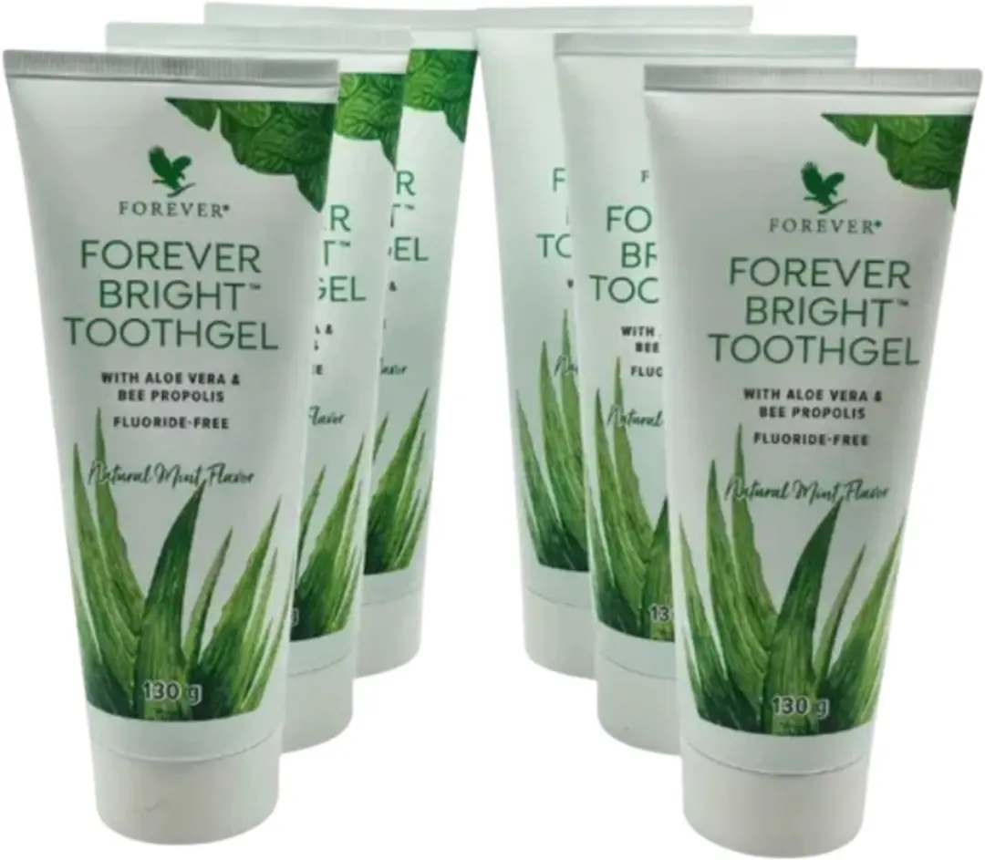 Forever Bright Aloe Vera Toothgel, 130 g x 6 pack