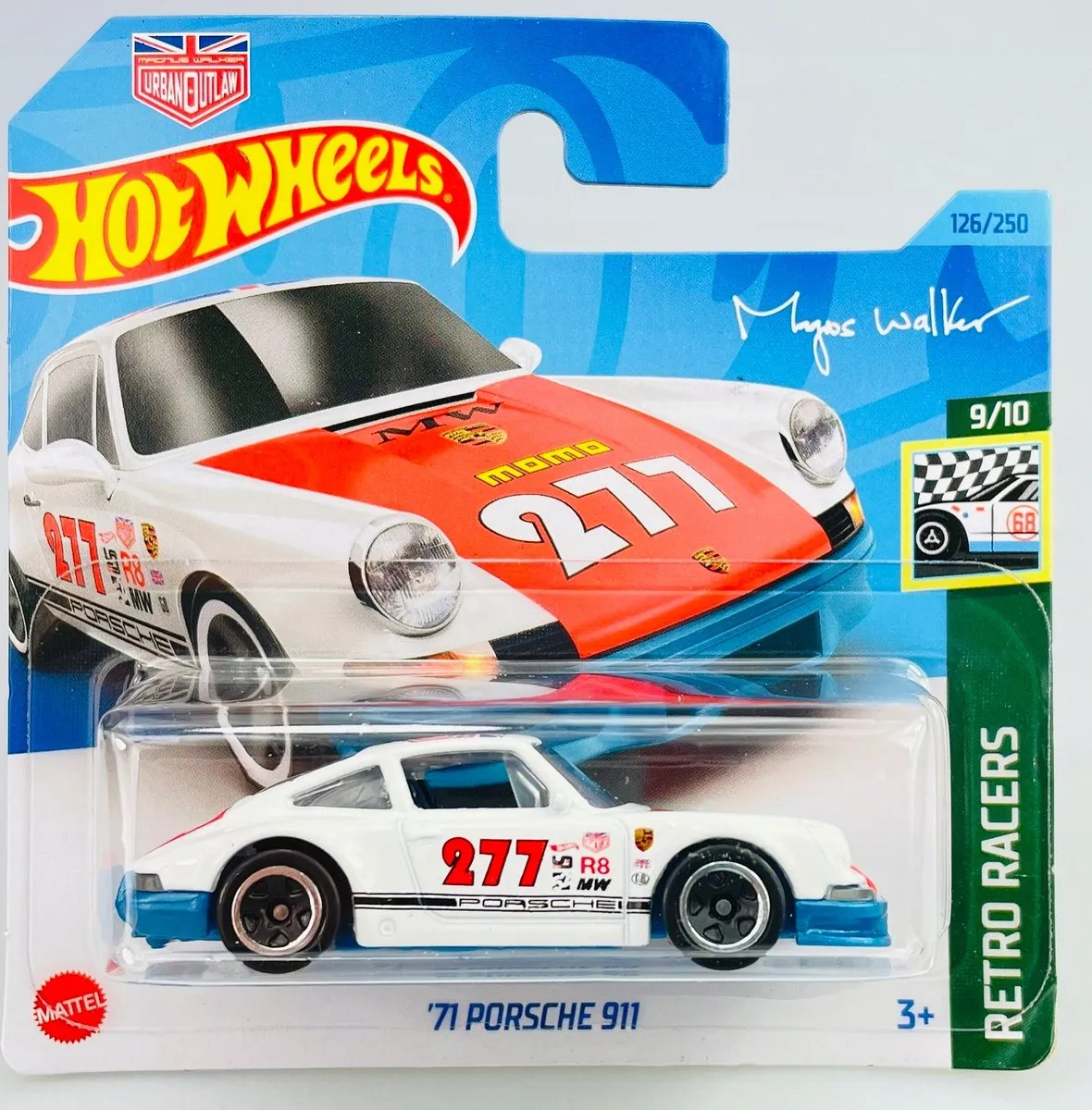 Hot Wheels '71 Porsche 911 HKH06 Nachtbranders Collectie