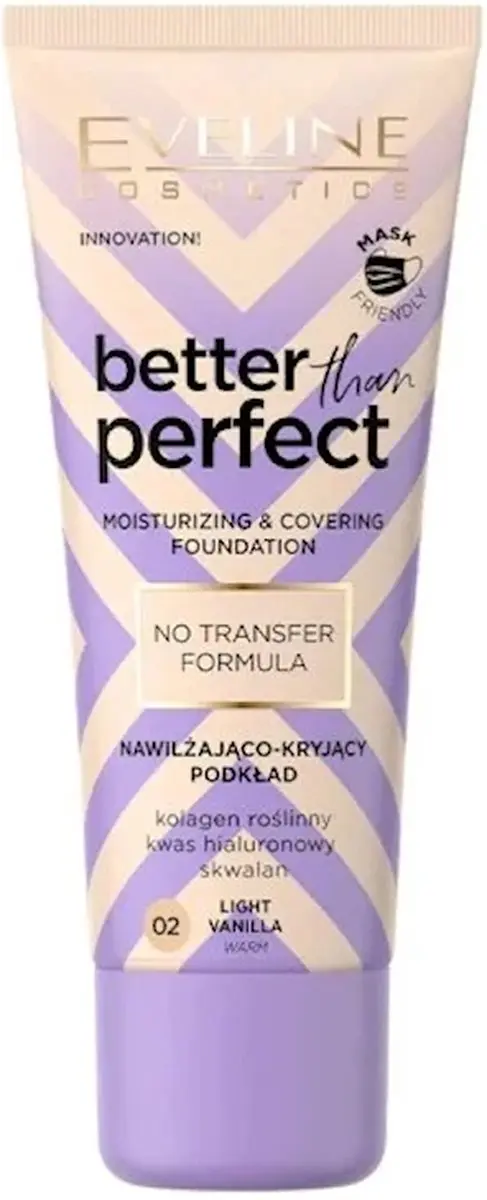 Eveline Cosmetics Better Than Perfect Moisturizing & Covering Foundation 02 Ligh