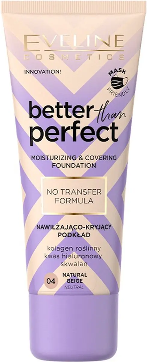 Eveline Cosmetics Better Than Perfect Moisturizing & Covering Foundation 04 Natu