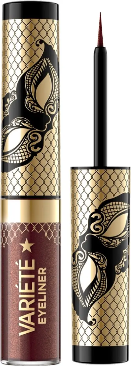 Variete gekleurde eyeliner inkwell 02 glanzend bruin 4ml