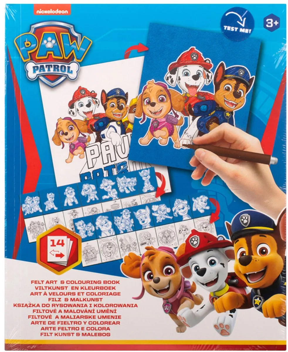 Nickelodeon PAW Patrol Vilt Kleurboek - 28 Pagina's