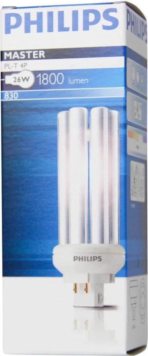 Philips MASTER PL-T 26W Koel Wit 4000K - 26W