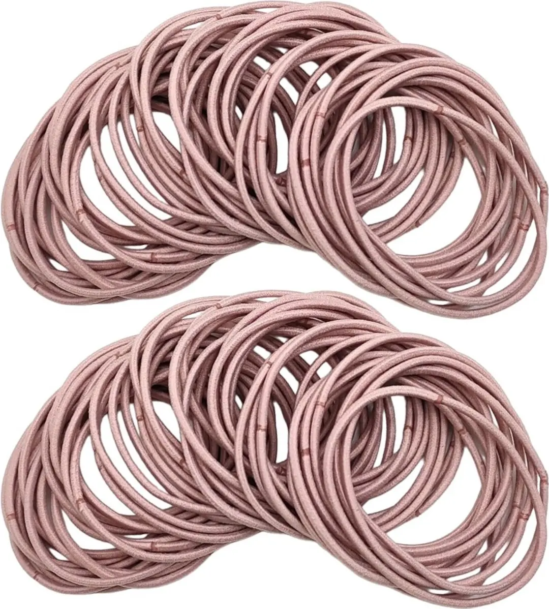 100 Roze Haarelastiekjes