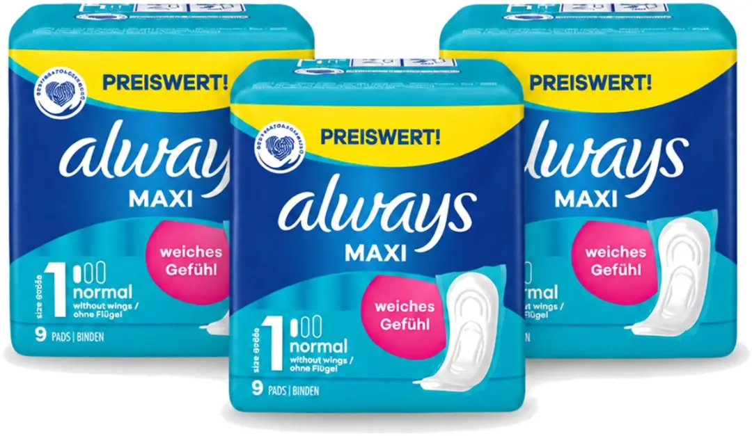 3 x Always Maxi