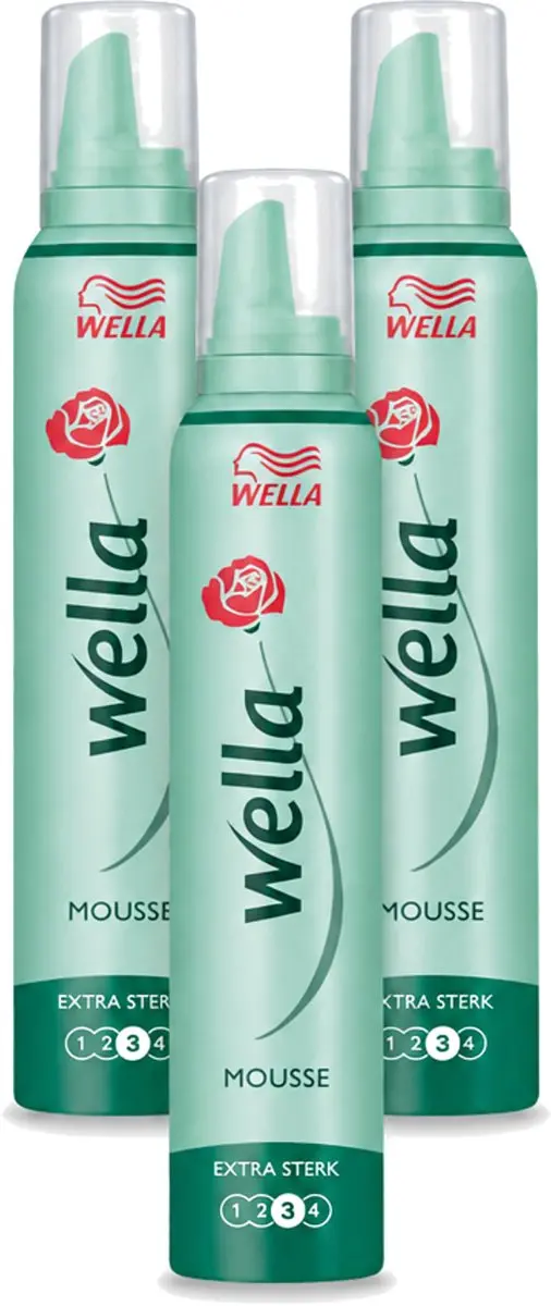3 x Wella Forte Mousse Extra Strong