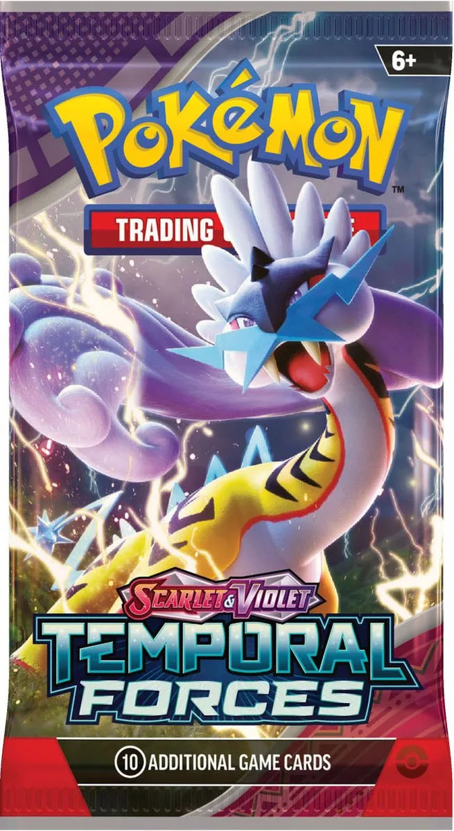 Pokémon Scarlet & Violet Temporal Forces Booster Pack POC1040 - 10 Kaarten