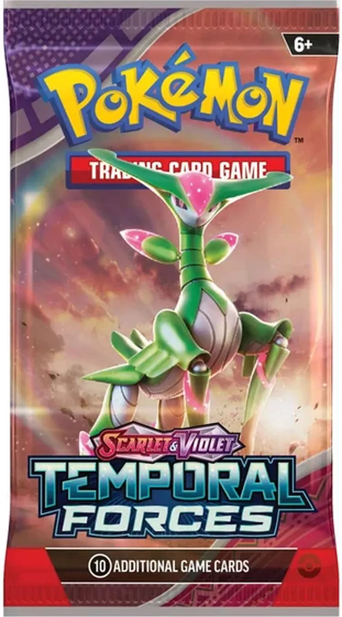 Pokémon Scarlet & Violet Temporal Forces Booster Pack POC1040 - 10 Kaarten
