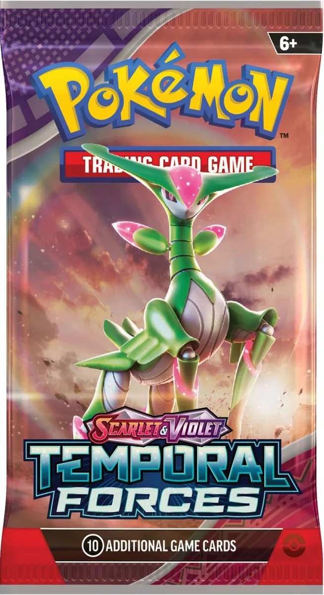 Pokémon Scarlet & Violet Temporal Forces Booster Pack POC1040 - 10 Kaarten