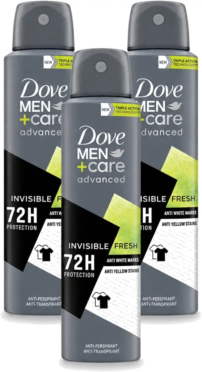 3 x Dove Men+Care