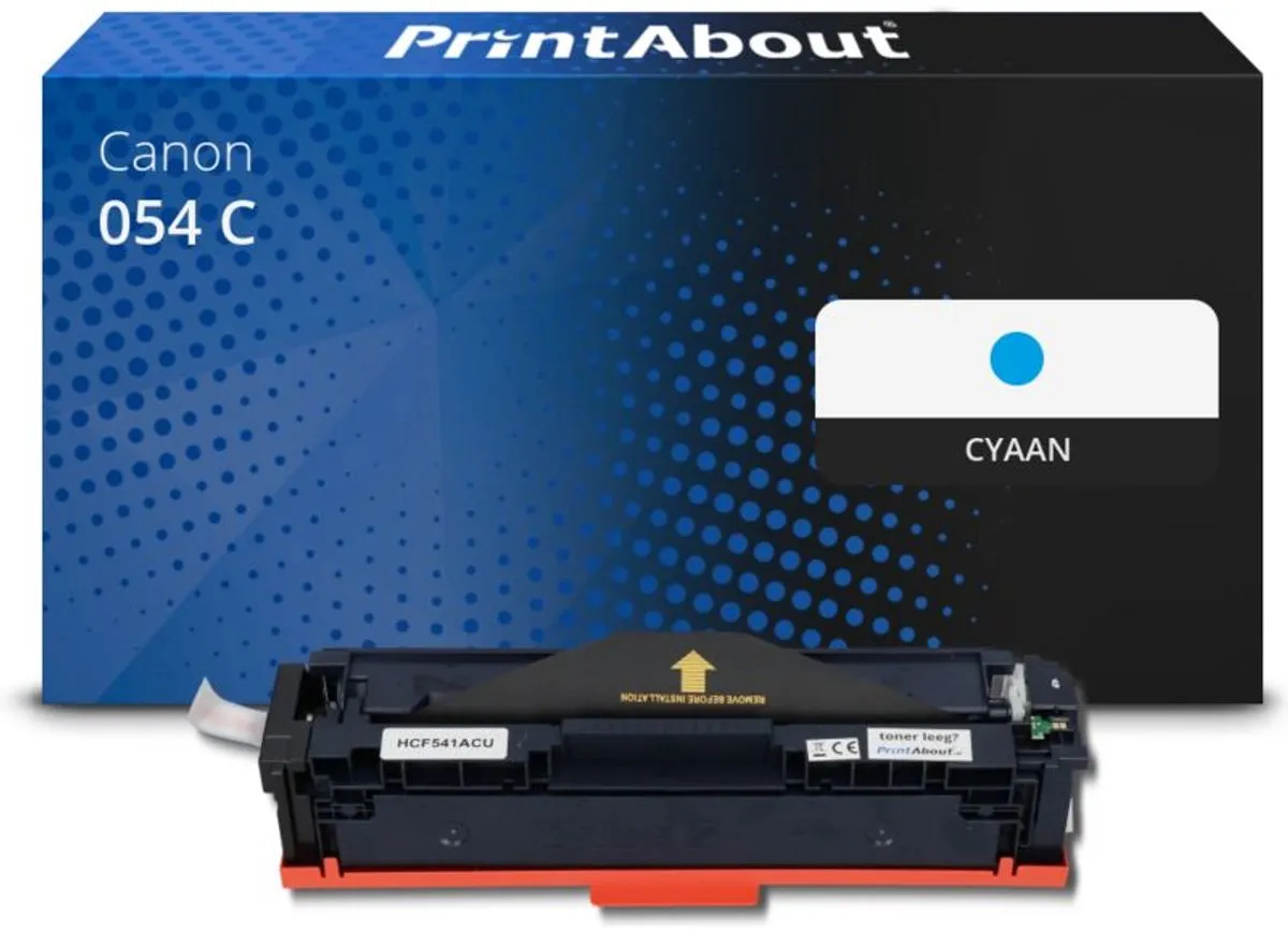 PrintAbout Toner 054 C Cyaan - 1.300 pagina's