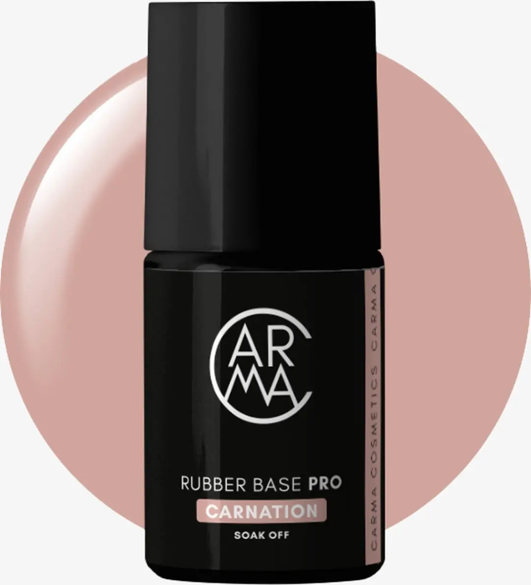 CARMA Cosmetics Rubber Base Carnation