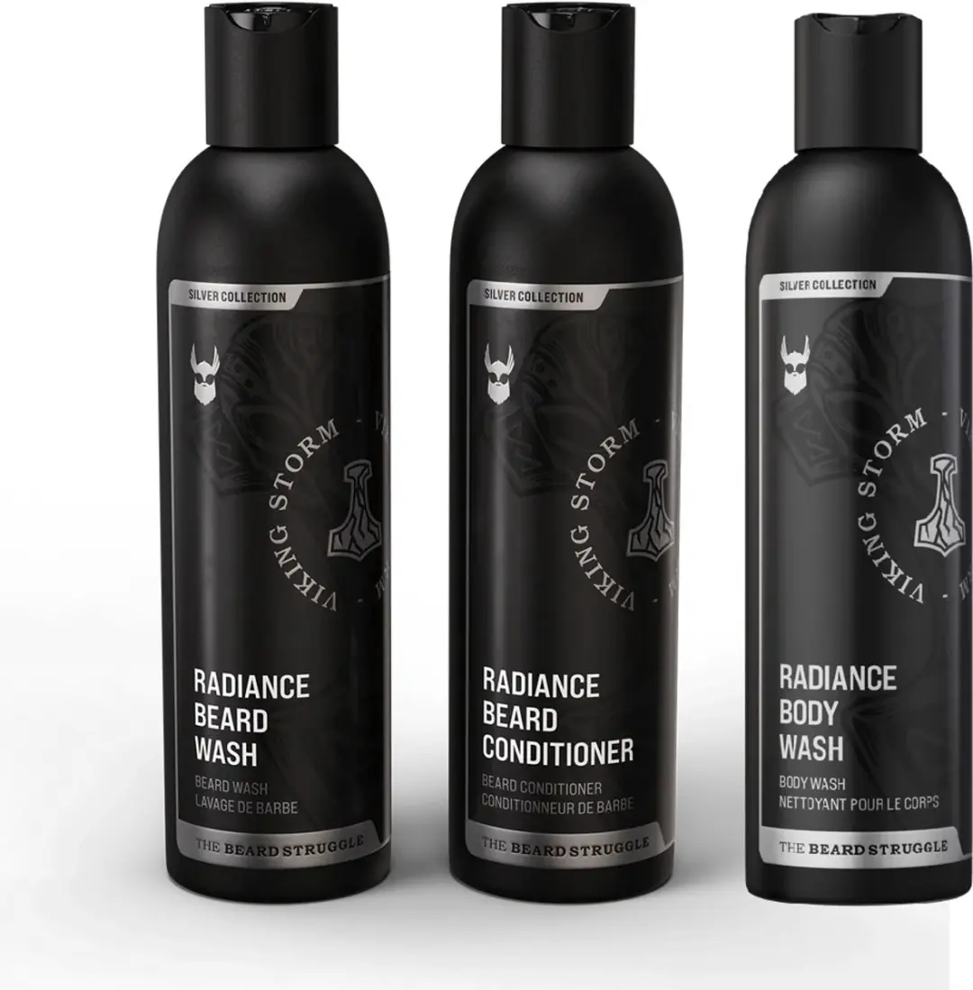 The Beard Struggle Radiance Body Wash + Beard Wash + Beard Conditioner