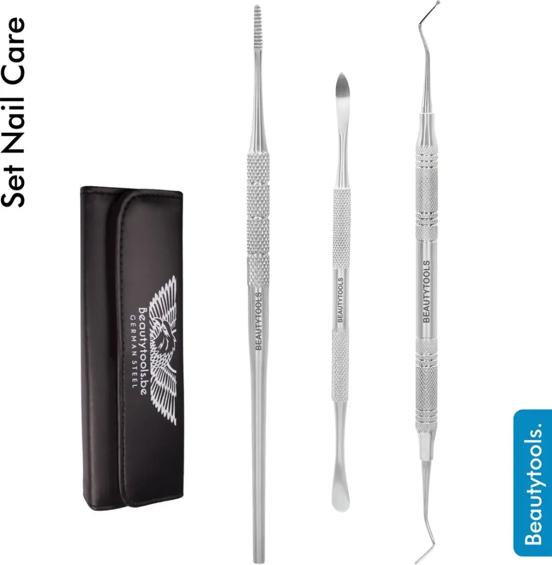 Beautytools INOX HOOK-NAIL-CARE-ESSENTIALS SET/ Nagelhoekverzorging Pedicure, Ma