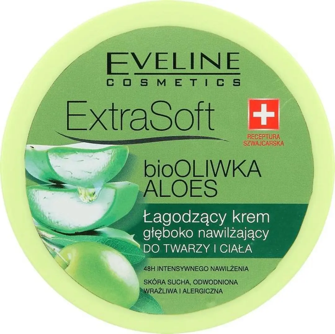 Eveline Cosmetics Soft Bioolive Aloe Vera Gezicht & Lichaamscrème 175ml - afbeelding 3 van 3