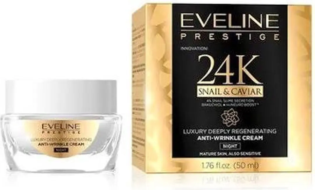 Eveline Cosmetics Prestige 24K Snail & Caviar Night Cream 50ml - afbeelding 2 van 2