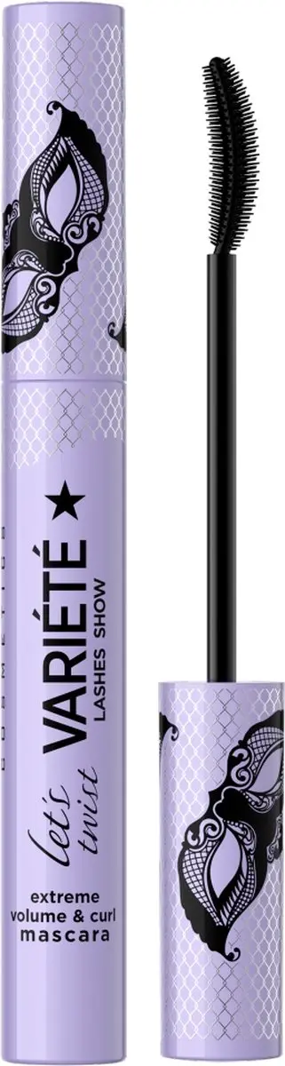 Variete Lashes Show Let's Twist Mascara krullende & volumiserende mascara Zwart
