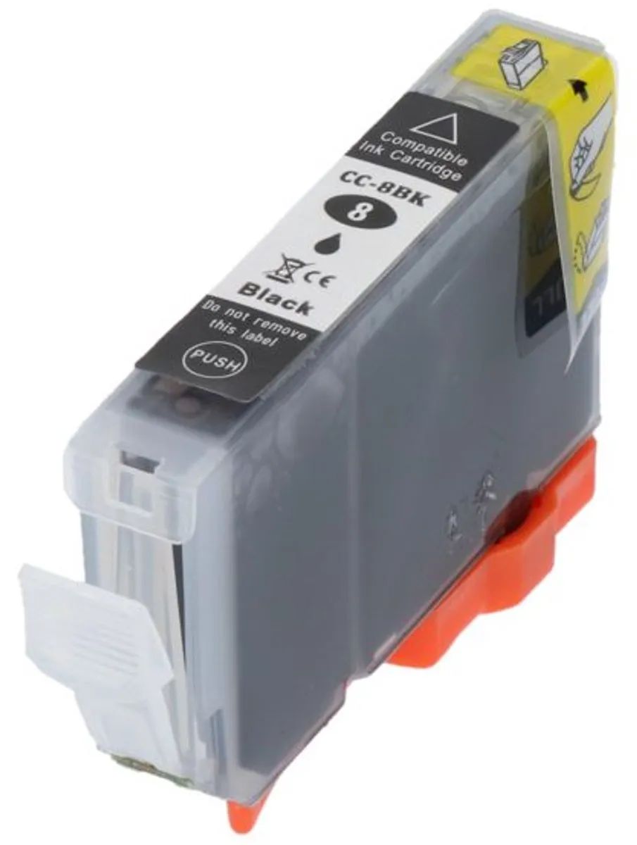 PrintAbout Canon CLI-8BK Inktcartridge Zwart - 15ml