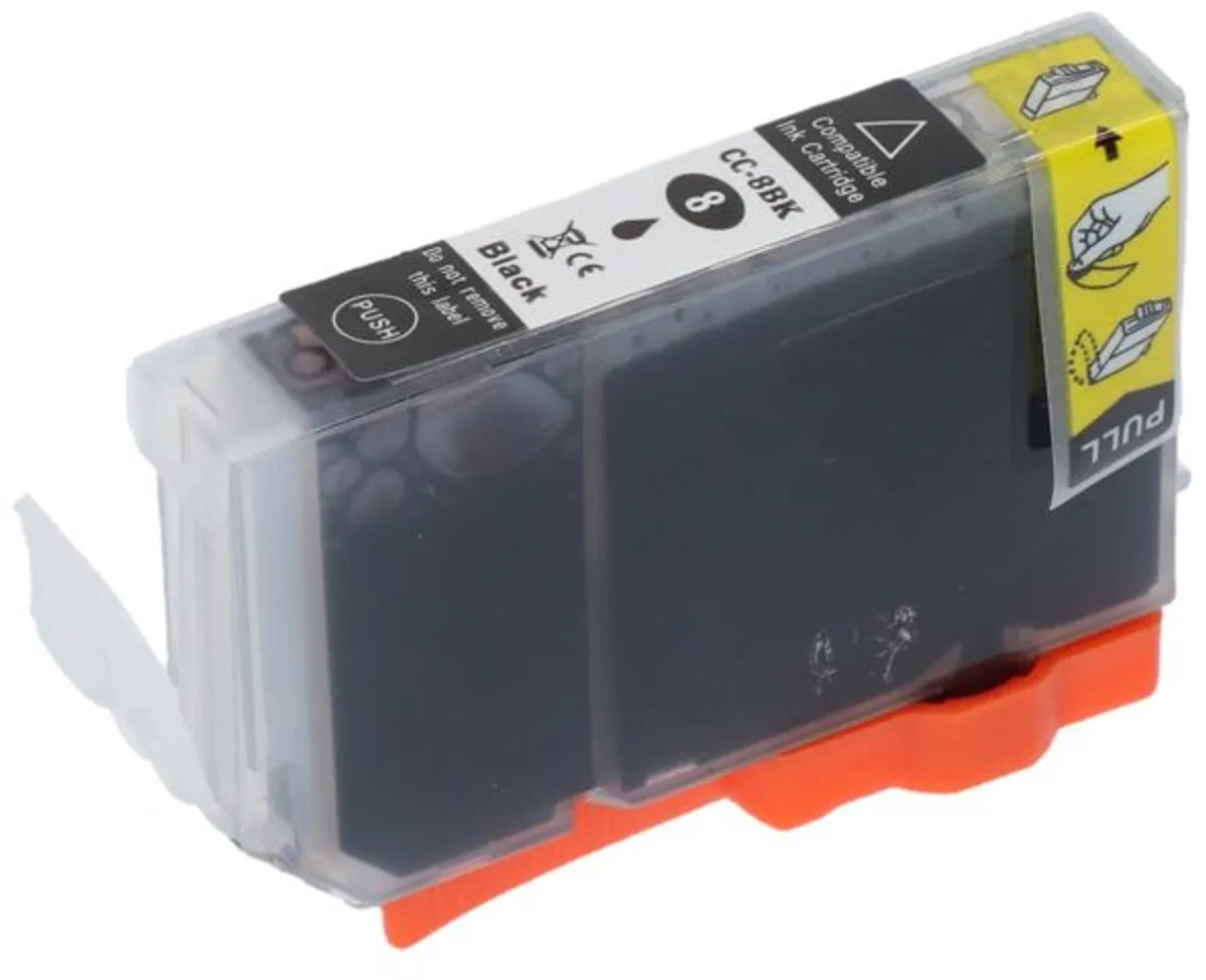 PrintAbout Canon CLI-8BK Inktcartridge Zwart - 15ml