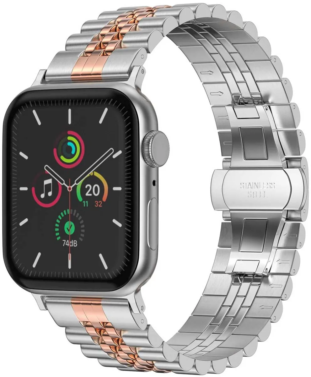Selencia Stalen Bandje Apple Watch 38-42mm