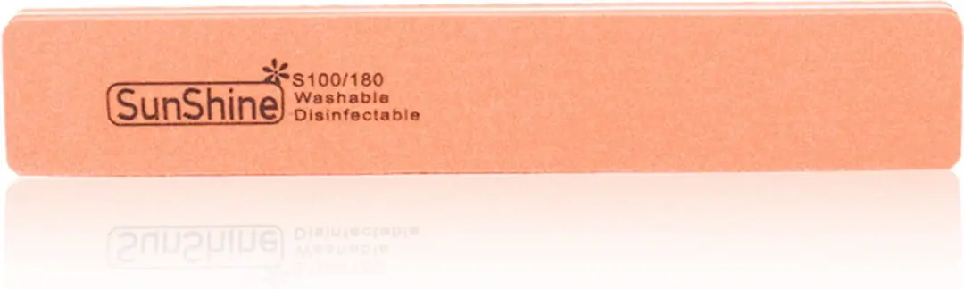 Cosmetics Zone Sunshine Wasbare en Desinfecteerbare Polijst Nagelvijl Recht 100/