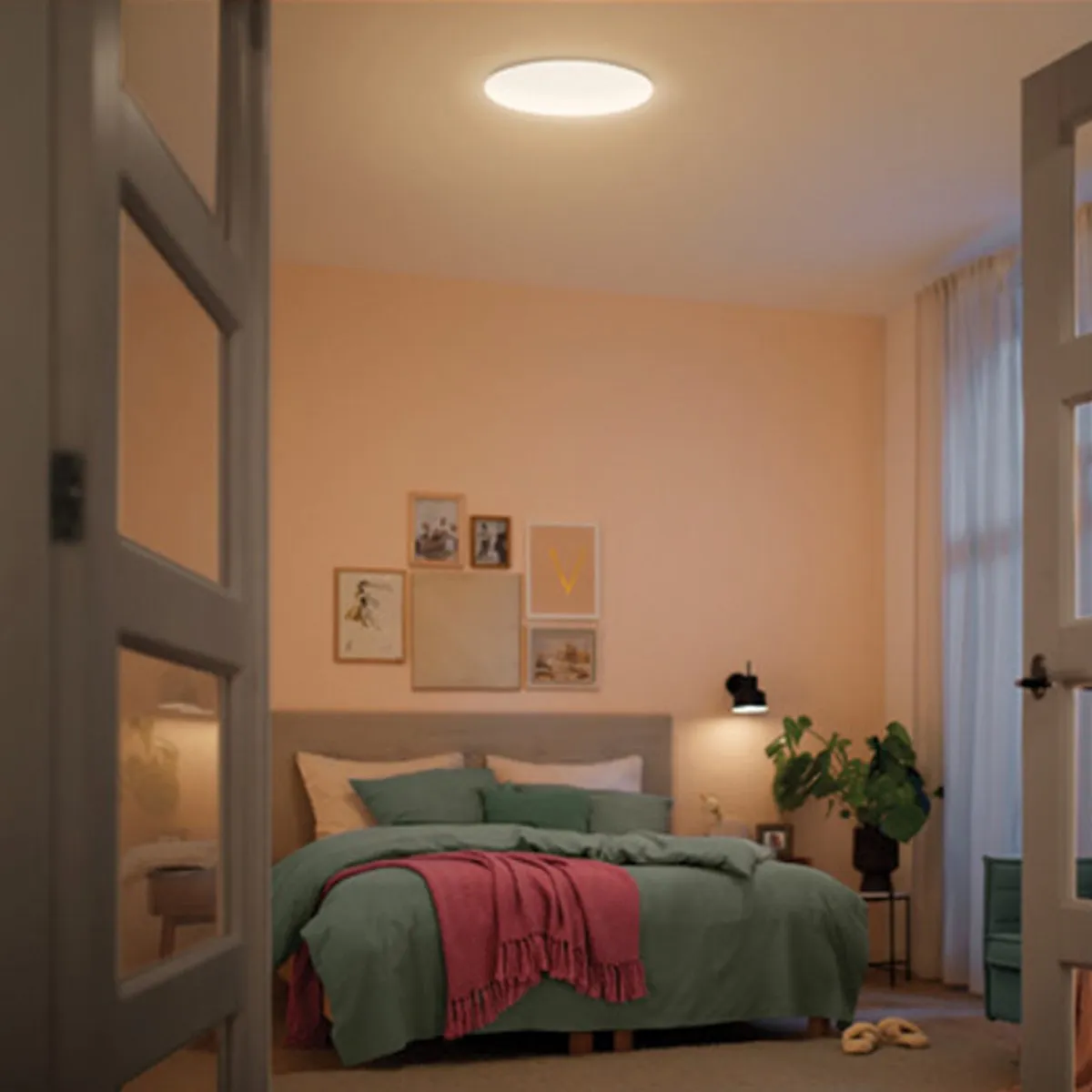 Philips Moire Plafondlamp 3000K - Ø25cm Wit