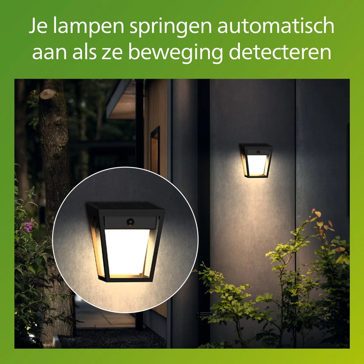 Philips Nissa Wandlamp Zwart - 1.8W Warm Wit 3000K