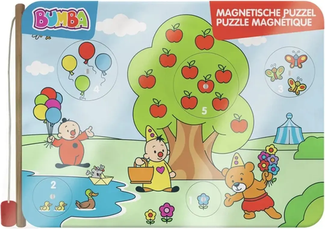 Studio 100 Bumba Magnetische Puzzel 5-delig - Multicolor
