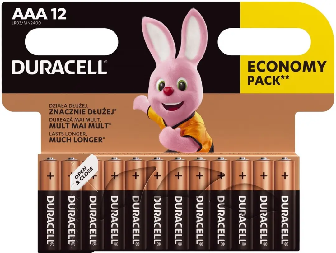 Duracell AAA Alkaline Batterijen 1,5V