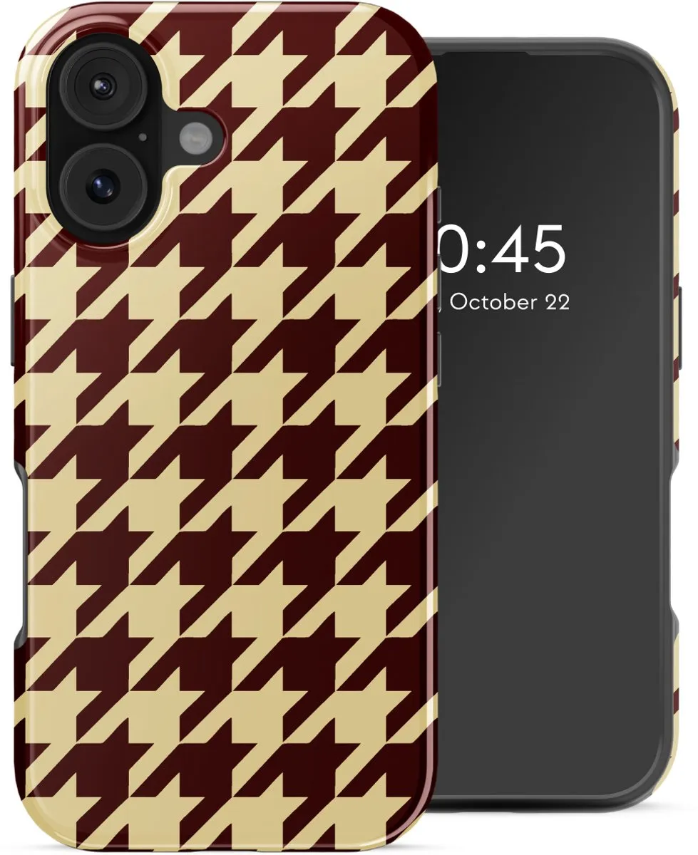 Selencia Hoesje iPhone 17 Pied-de-Poule