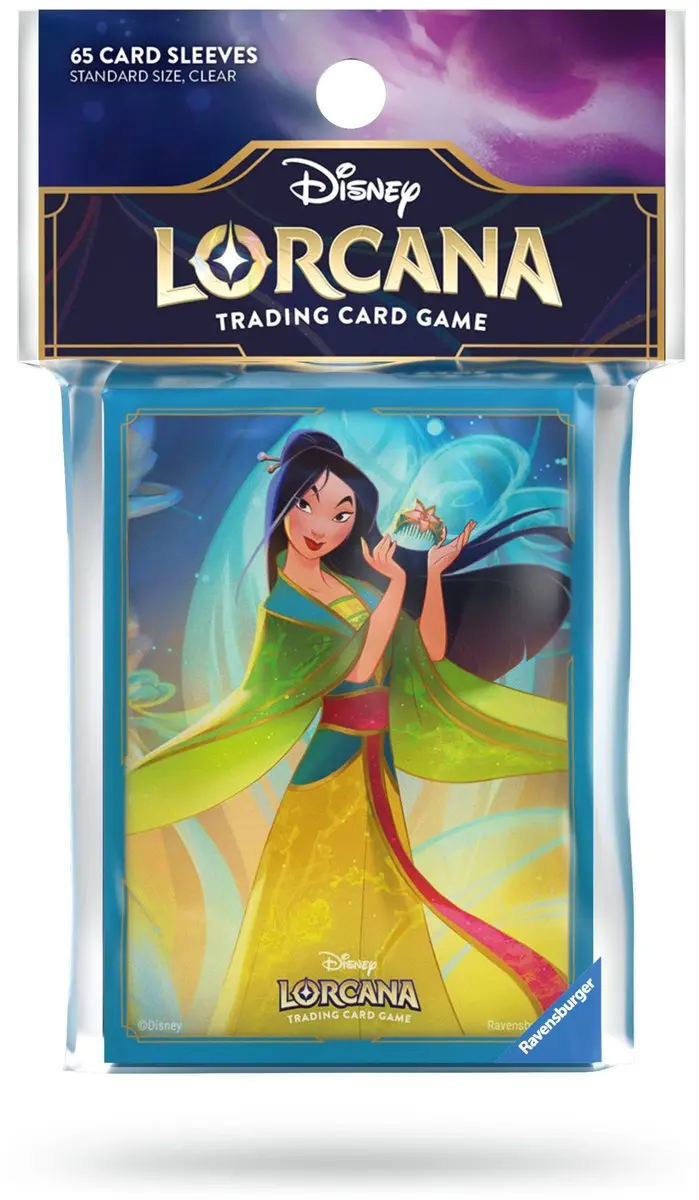 Ravensburger Disney Lorcana Mulan Card Sleeves 65 Stuks