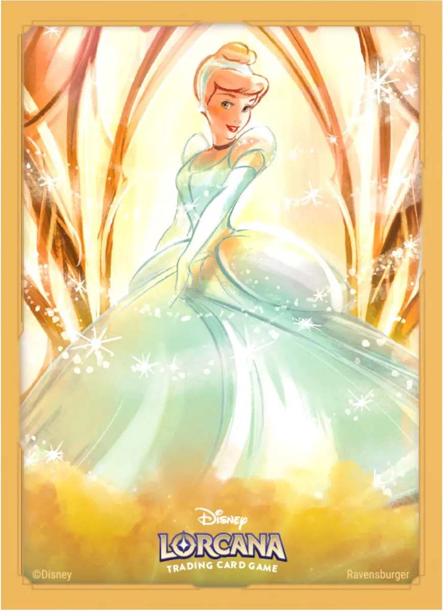 Ravensburger Disney Lorcana Cinderella Kaartbeschermers - 65x Veelkleurig