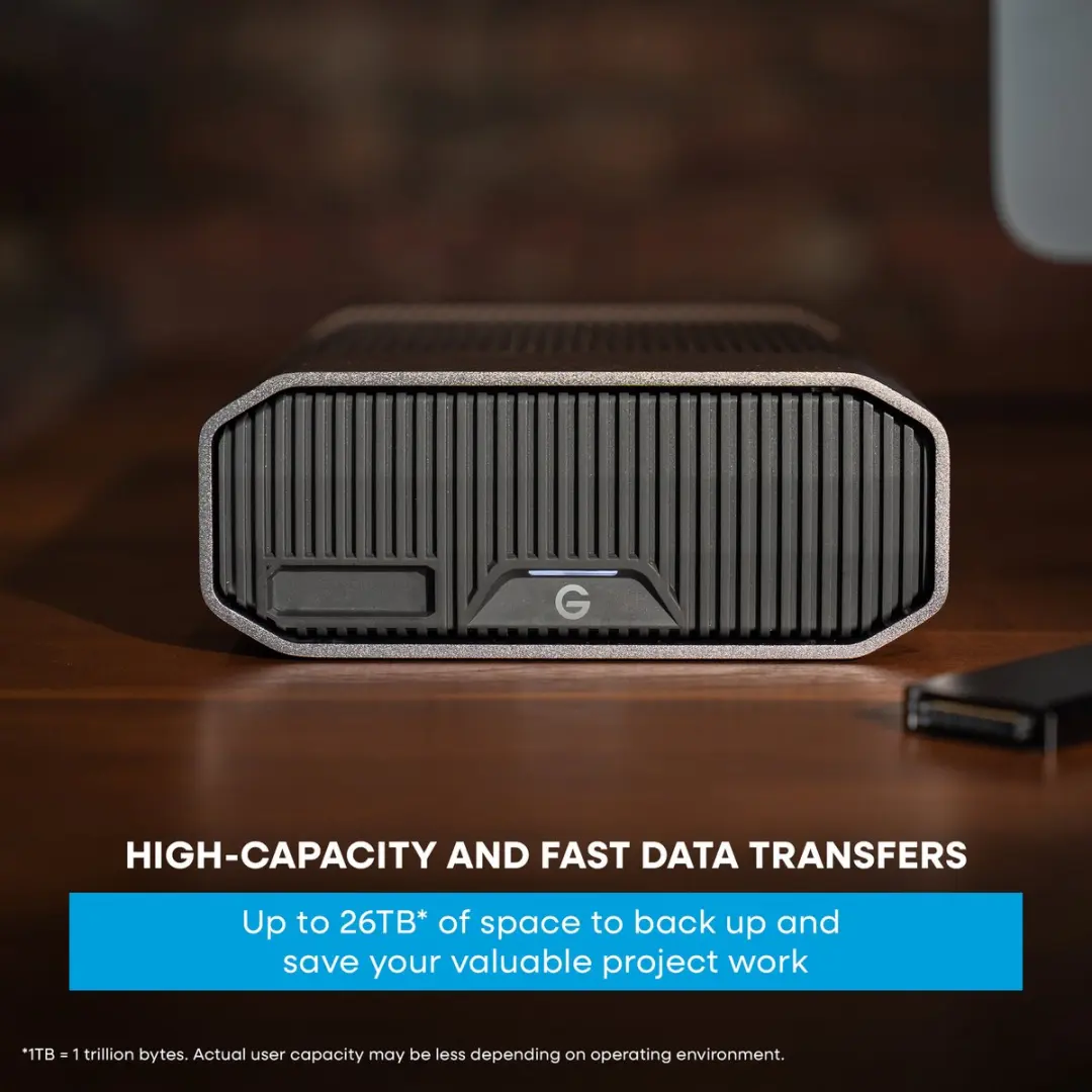 SanDisk G-DRIVE PROJECT 18TB Harde Schijf - Space Grey - afbeelding 3 van 6