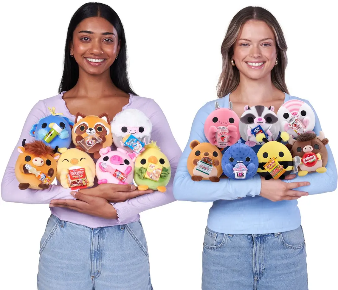 ZURU Snackles Knuffel Serie 3 - 13cm - Bruin - afbeelding 6 van 6