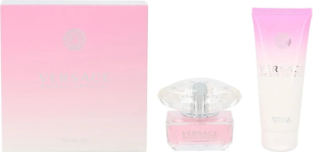 Versace Bright Crystal Geschenkset - Eau de Toilette 50ml & Bodylotion 100ml