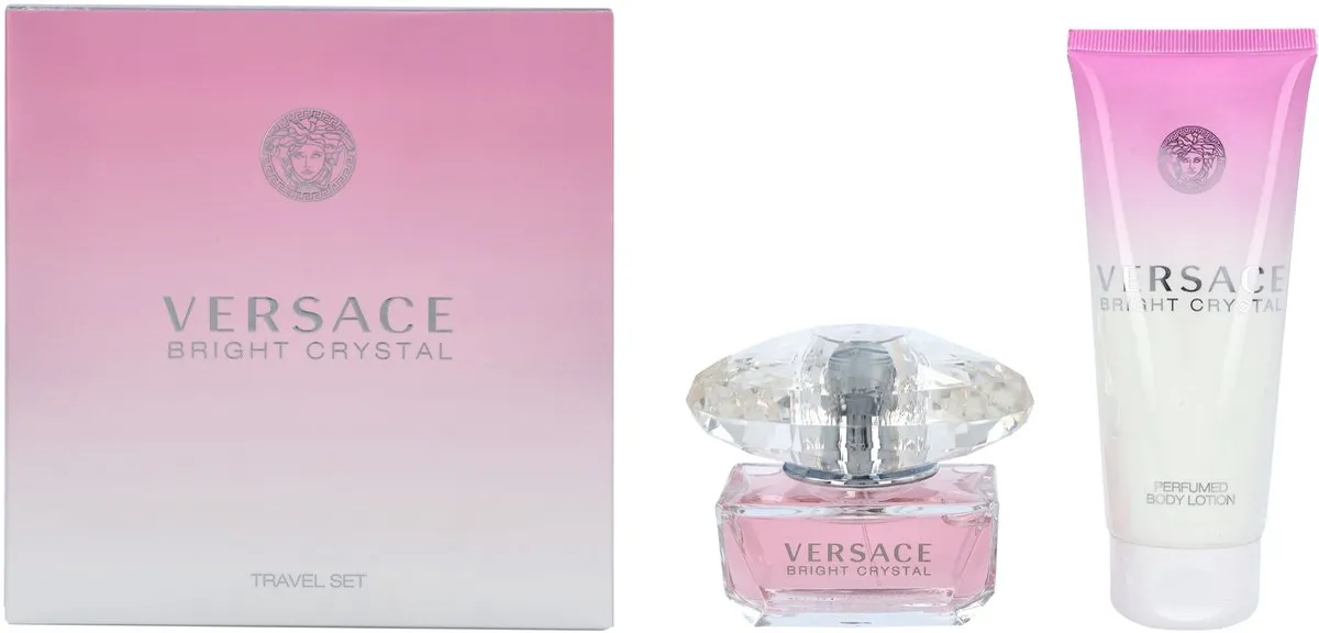 Versace Bright Crystal Geschenkset - Eau de Toilette 50ml & Bodylotion 100ml - afbeelding 6 van 6