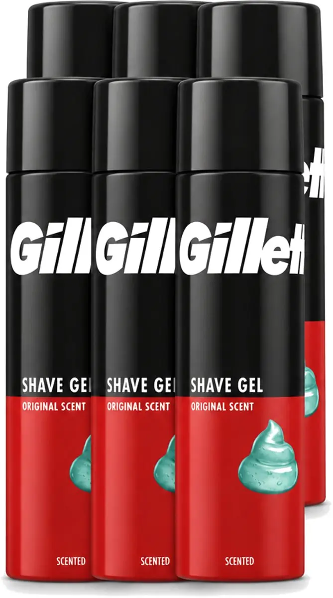 6 x Gillette