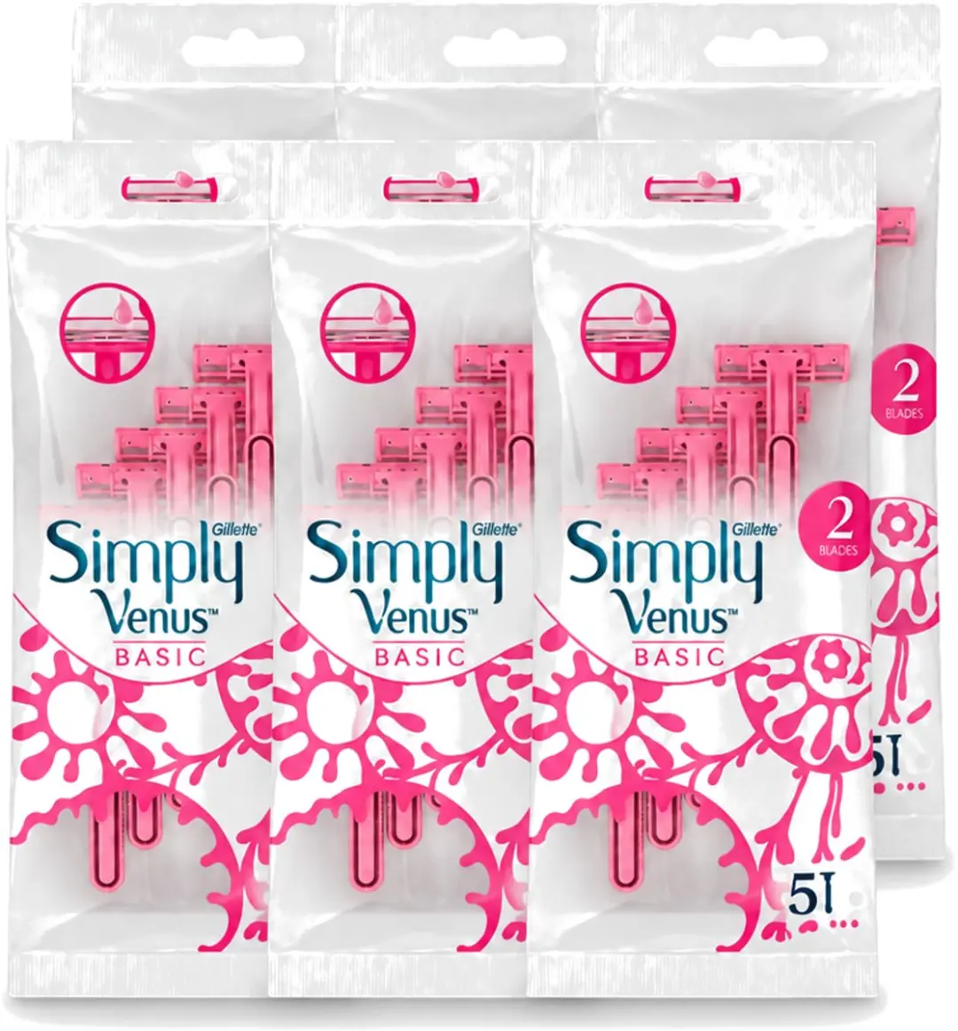 6 x Gillette Simply Venus