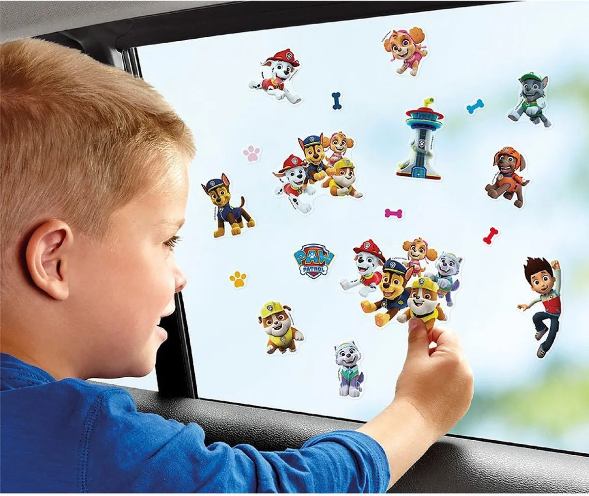 Nijntje Paw Patrol Raamstickers - 8x Velletjes - Multi