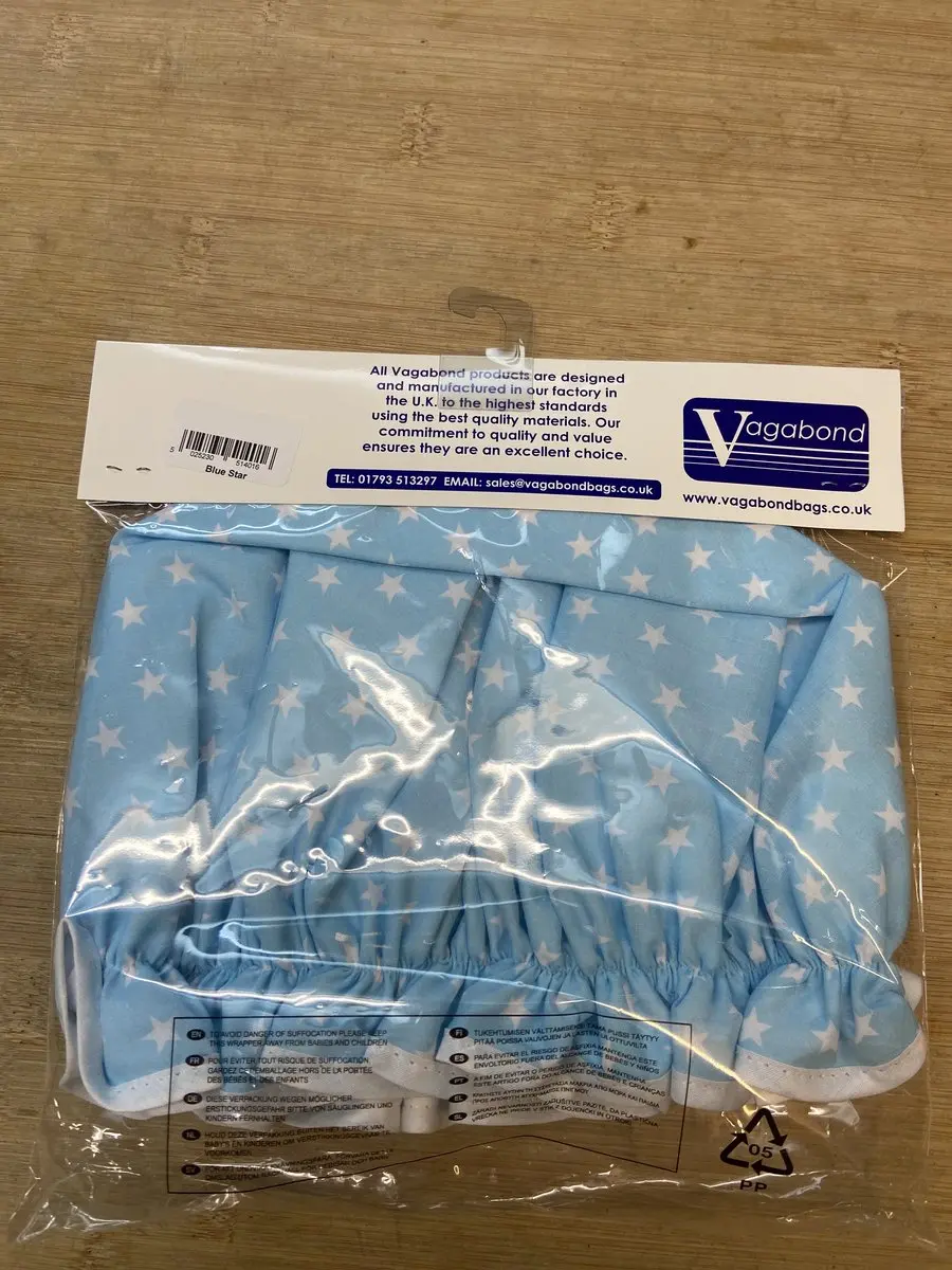 Vagabond Traditionele Engelse Douchemuts blue star