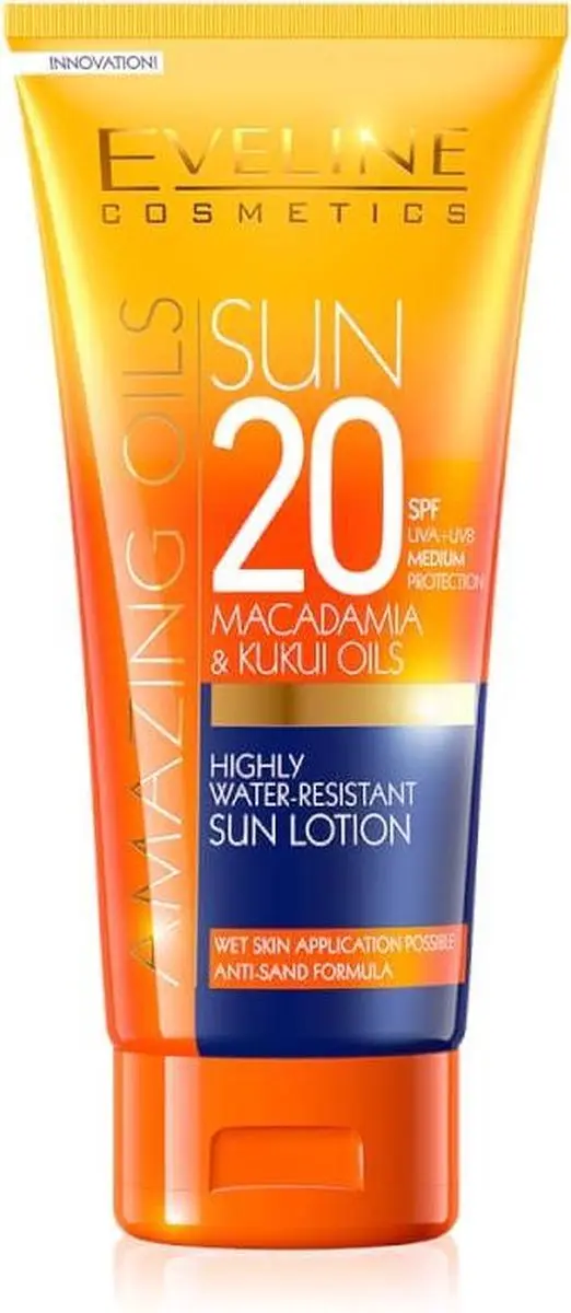 Eveline Cosmetics Amazing Oils Highly Water-resistant Sun Lotion SPF20