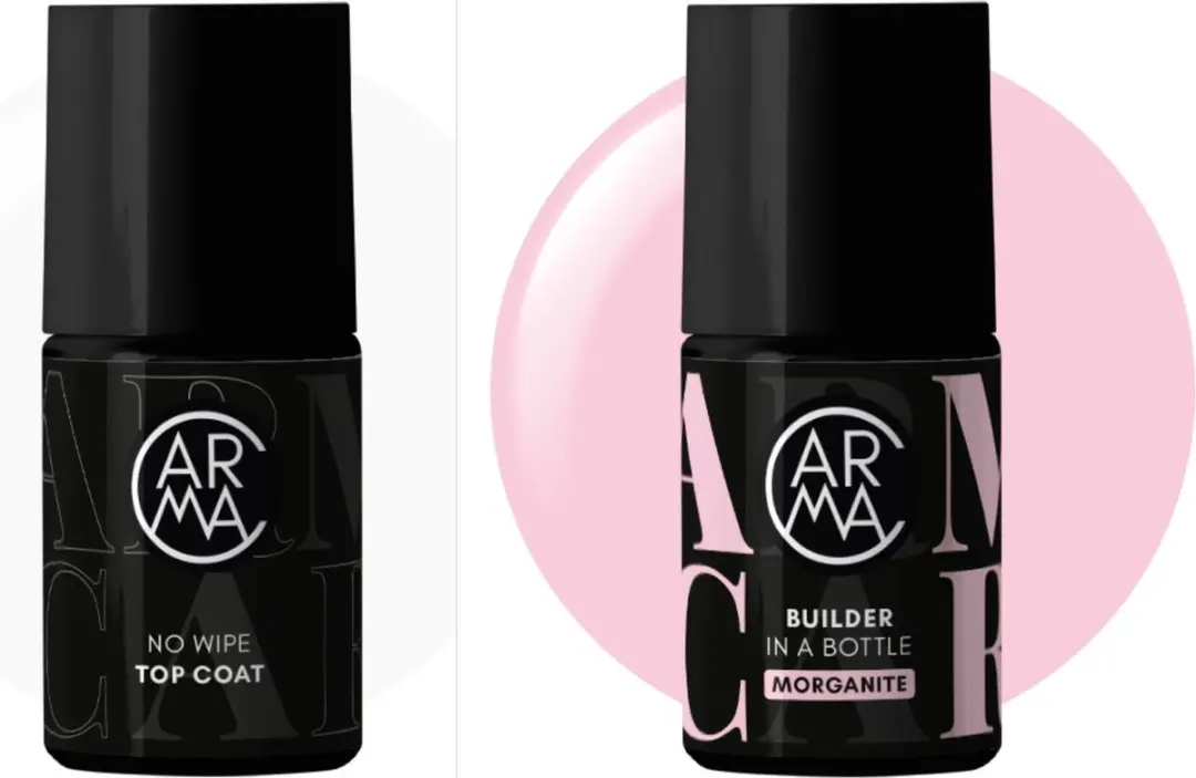 CARMA Cosmetics Combi Deal 2 x 10ml Biab Morganite